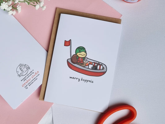 AC Kapp'n Christmas Greeting Card