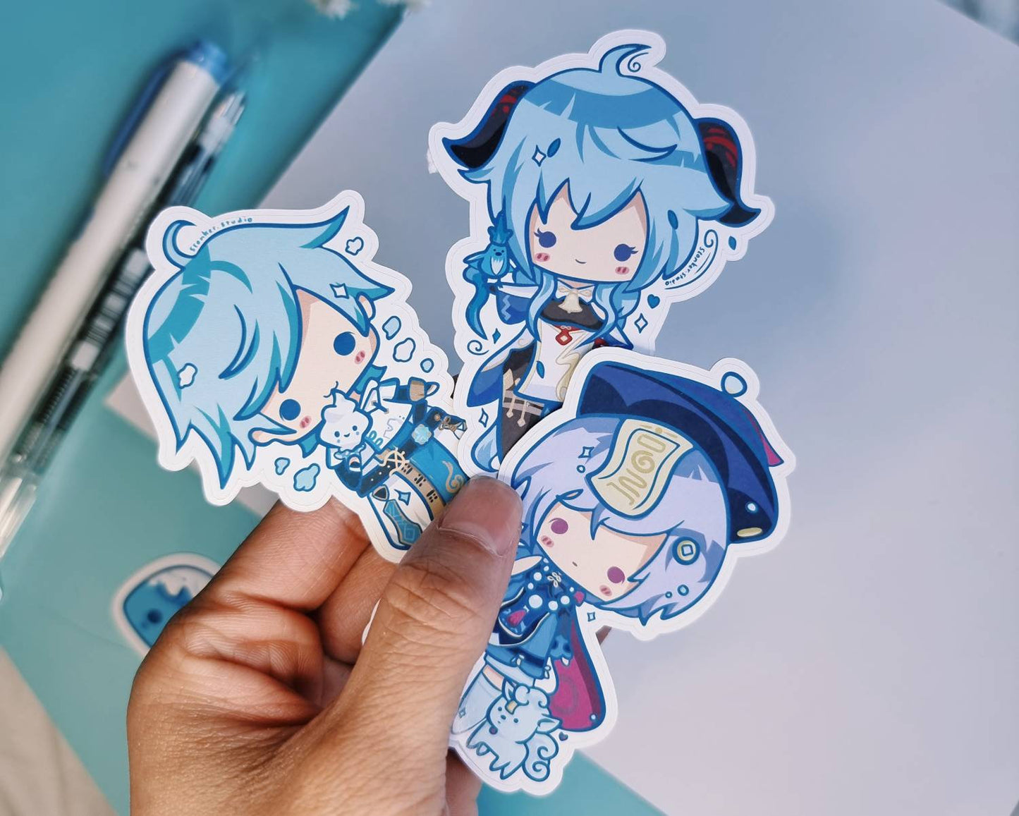 GI-Cryo || 3 Piece Sticker Set
