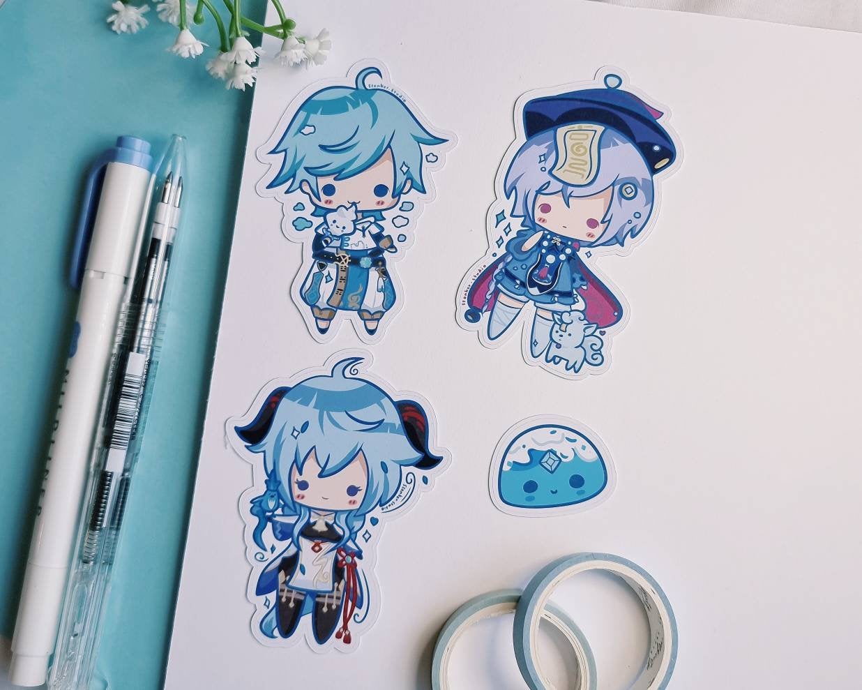 GI-Cryo || 3 Piece Sticker Set