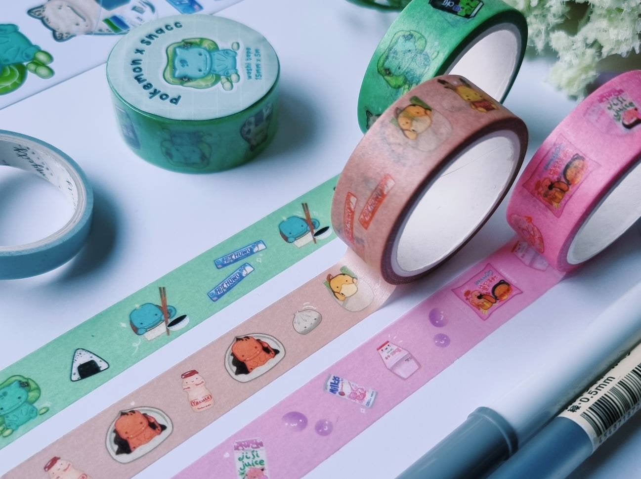 PM-Pink Snacks Washi Tape