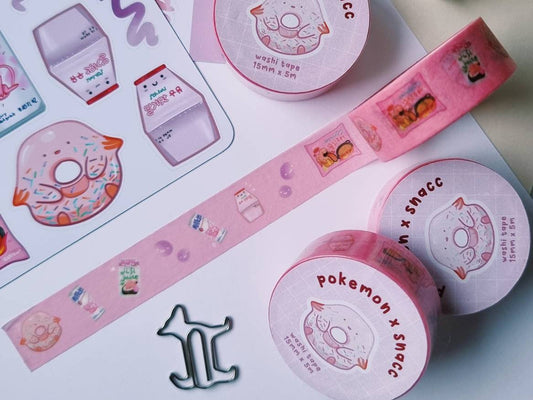 PM-Pink Snacks Washi Tape