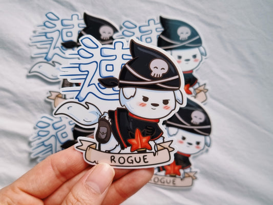 Dog Rogue Thief Assassin Sticker