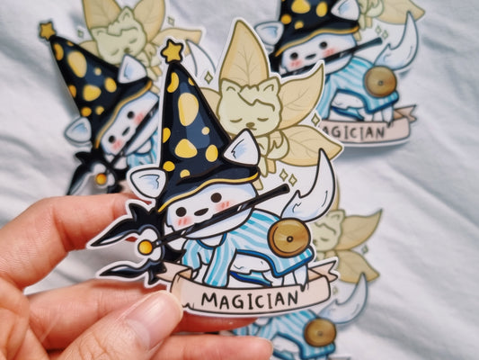 Dog Magician Wizard Cleric Priest Sticker