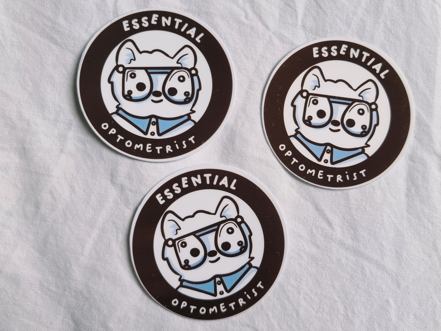 Dog Optometrist Orthoptist Sticker