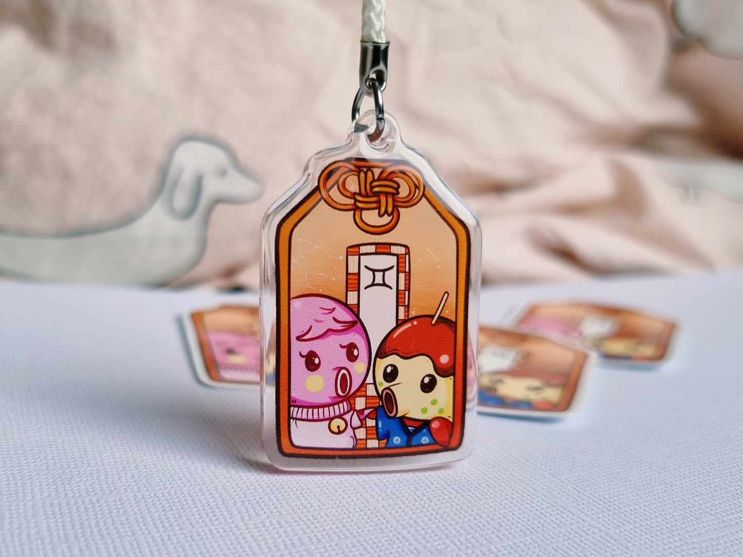 AC Gemini Acrylic Charm