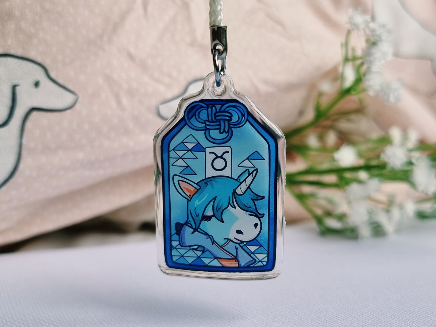 AC Taurus Acrylic Charm