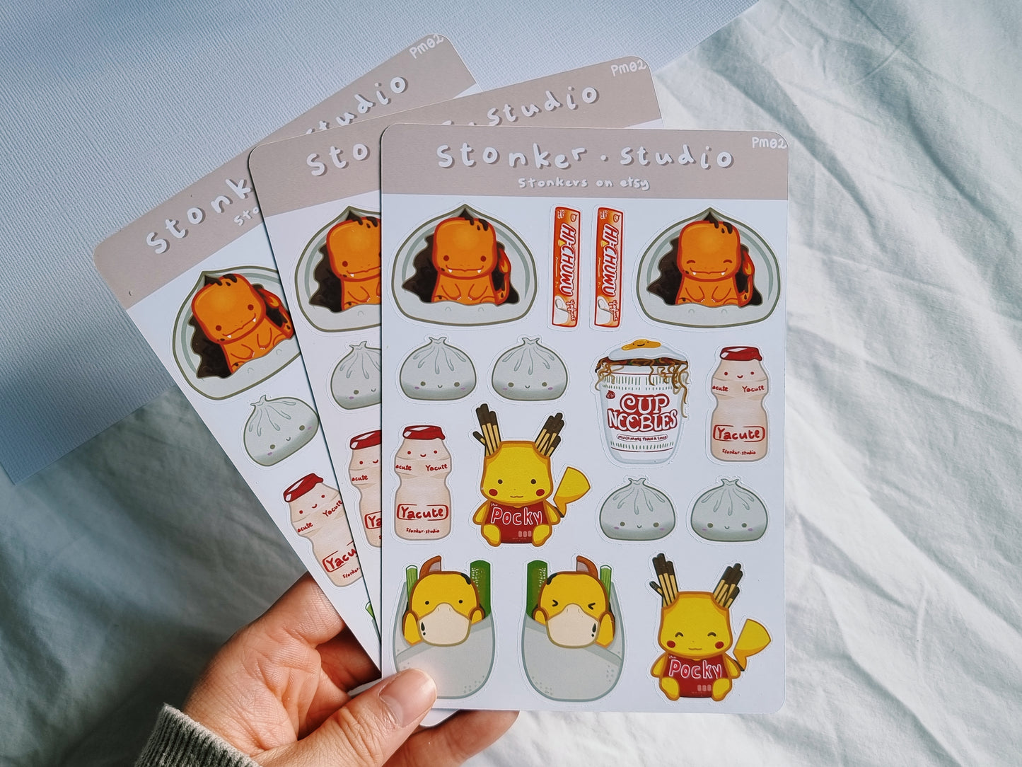 PM-Orange Snacks Sticker Sheet