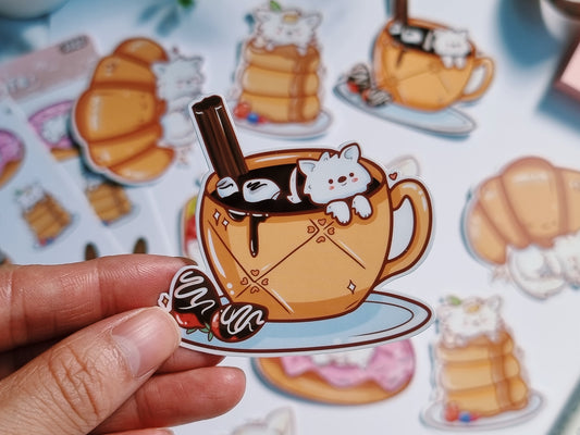 Dog Coffee Sticker