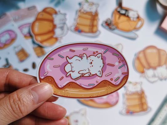 Dog Donut Sticker