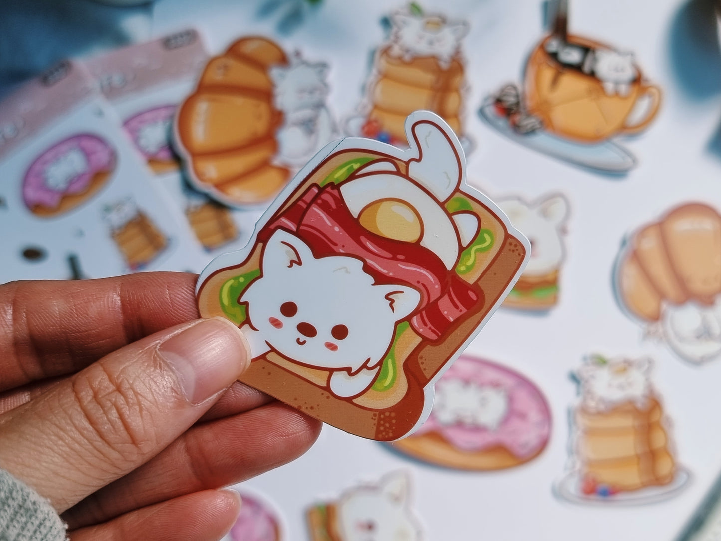 Dog Cafe || 6 Piece Sticker Set