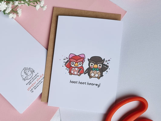 AC Hoot Hoot Greeting Card