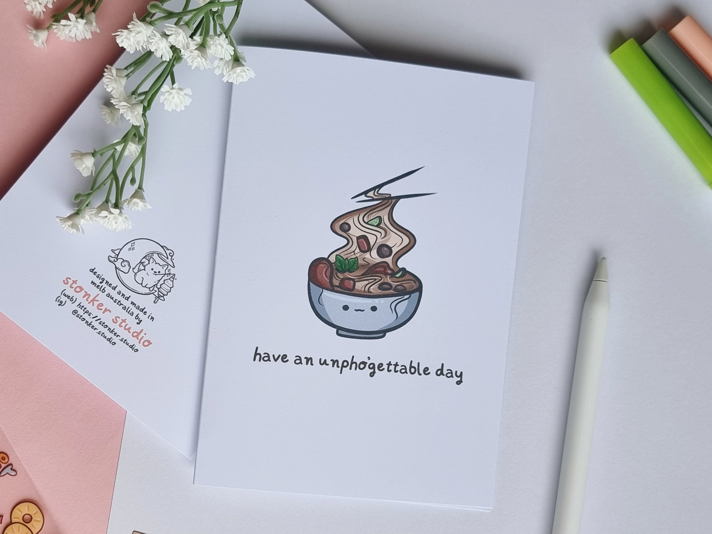 Pho Greeting Card