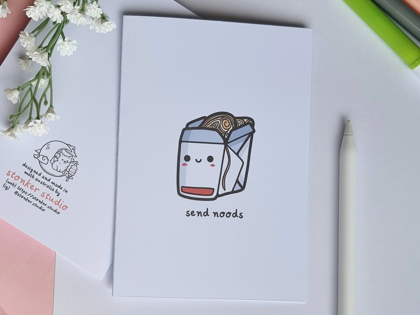 Noodles Ramen Greeting Card