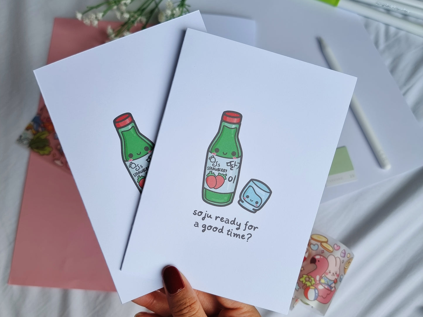 Soju Greeting Card