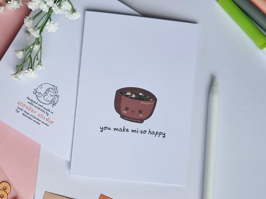 Miso Greeting Card