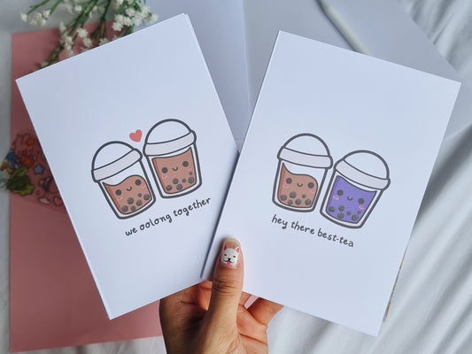 Bubble Tea / Boba Greeting Card