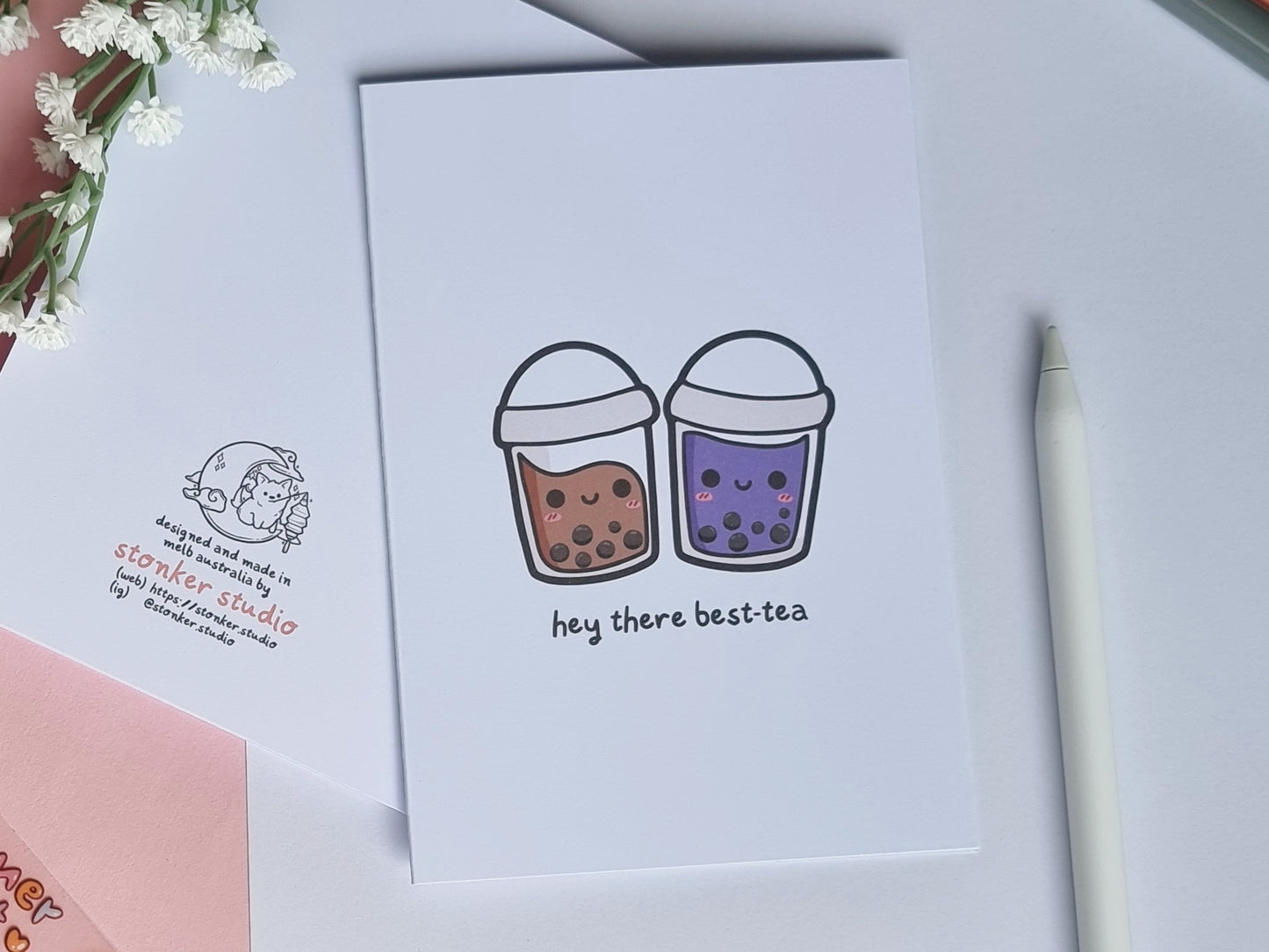 Bubble Tea / Boba Greeting Card