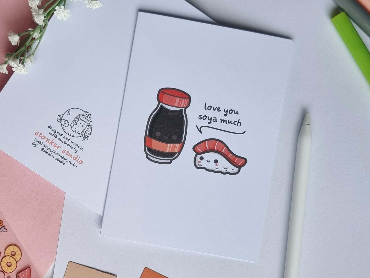 Sushi Nigiri Greeting Card