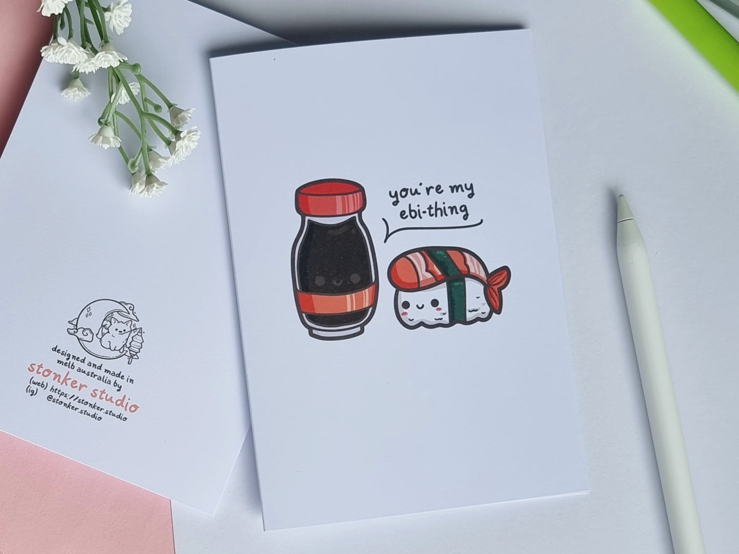 Sushi Nigiri Greeting Card