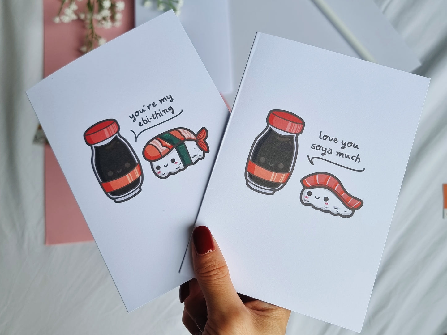 Sushi Nigiri Greeting Card