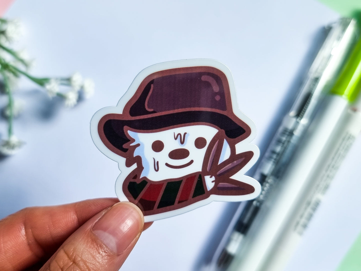 Dog Freddy Wooger Sticker