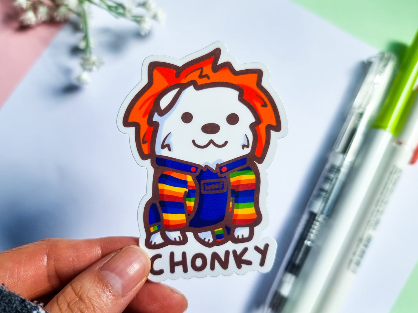 Dog Chonky Sticker