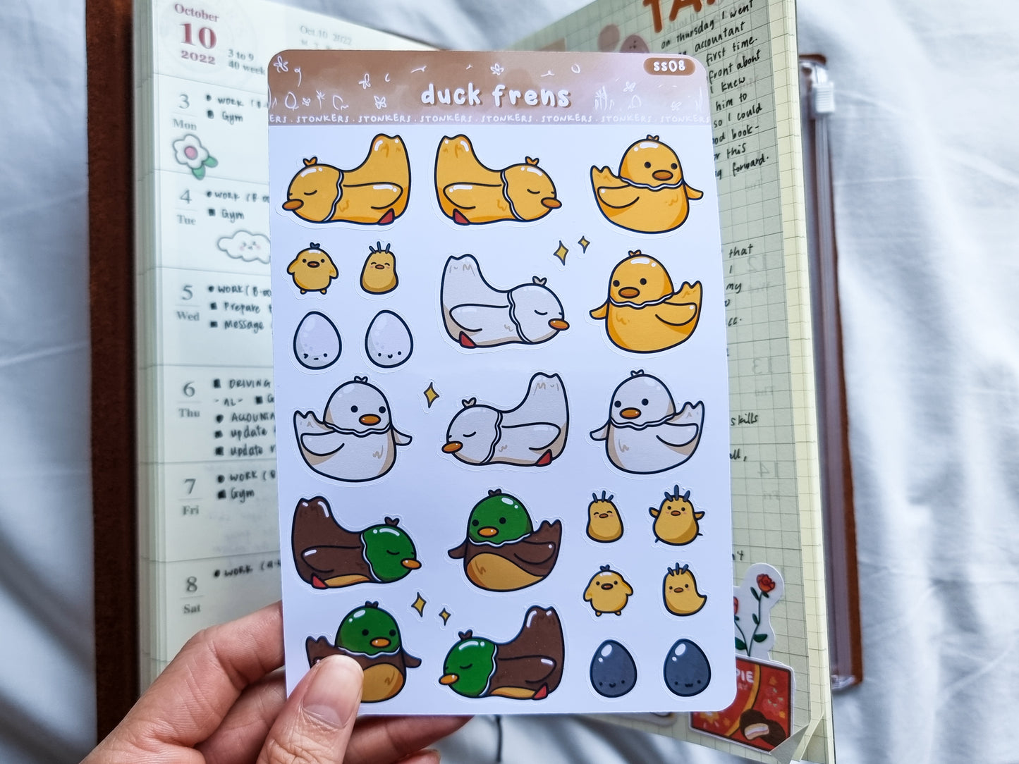 Ducks and Chicks Sticker Sheet