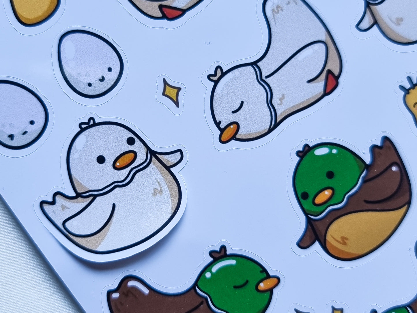 Ducks and Chicks Sticker Sheet