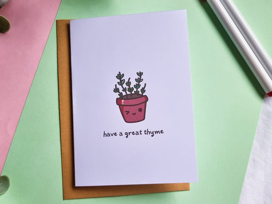 Thyme Greeting Card