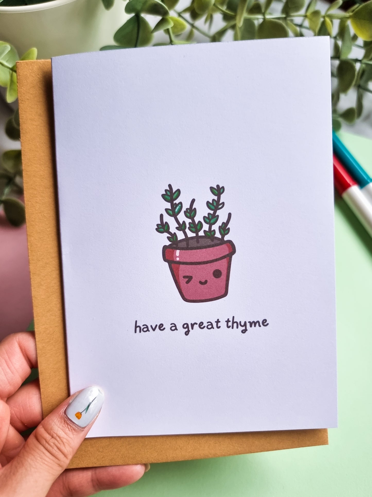 Thyme Greeting Card