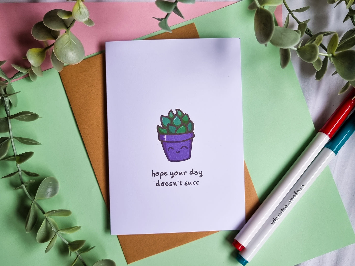 Succulent Greeting Card