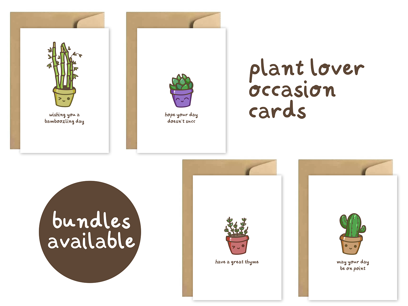 Plant Mom Greeting Card Bundles