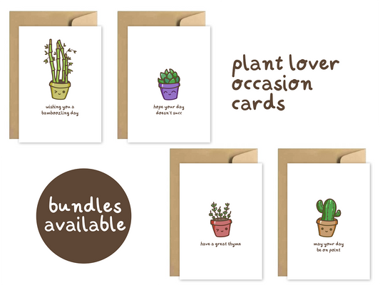 Plant Mom Greeting Card Bundles