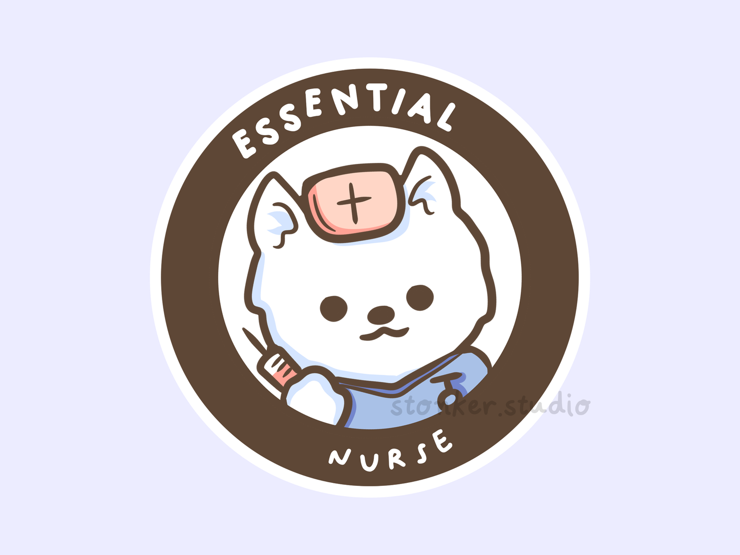 Dog Nurse Sticker