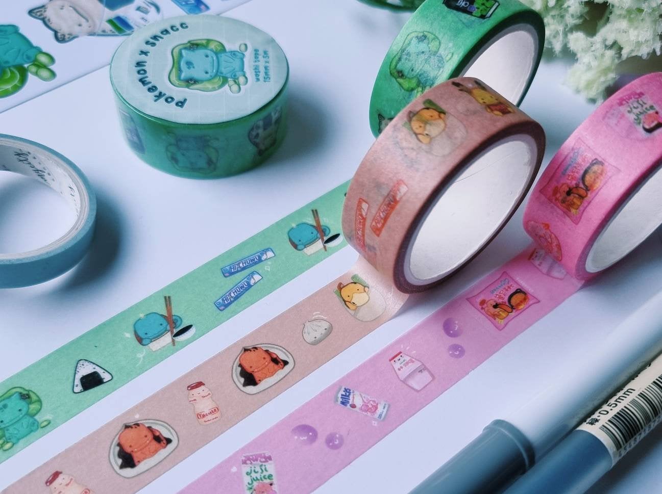 PM-Green Snacks Washi Tape