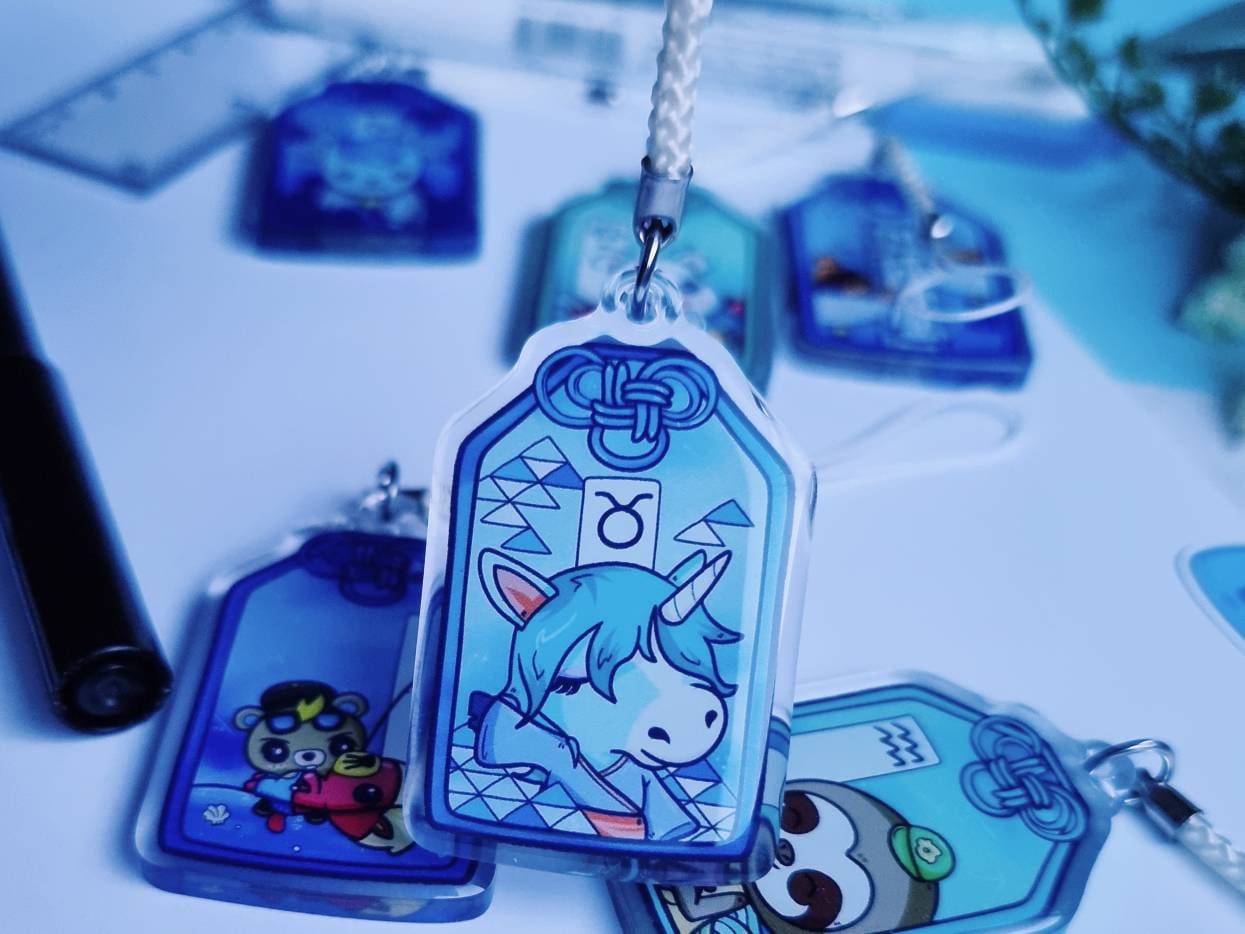 AC Taurus Acrylic Charm