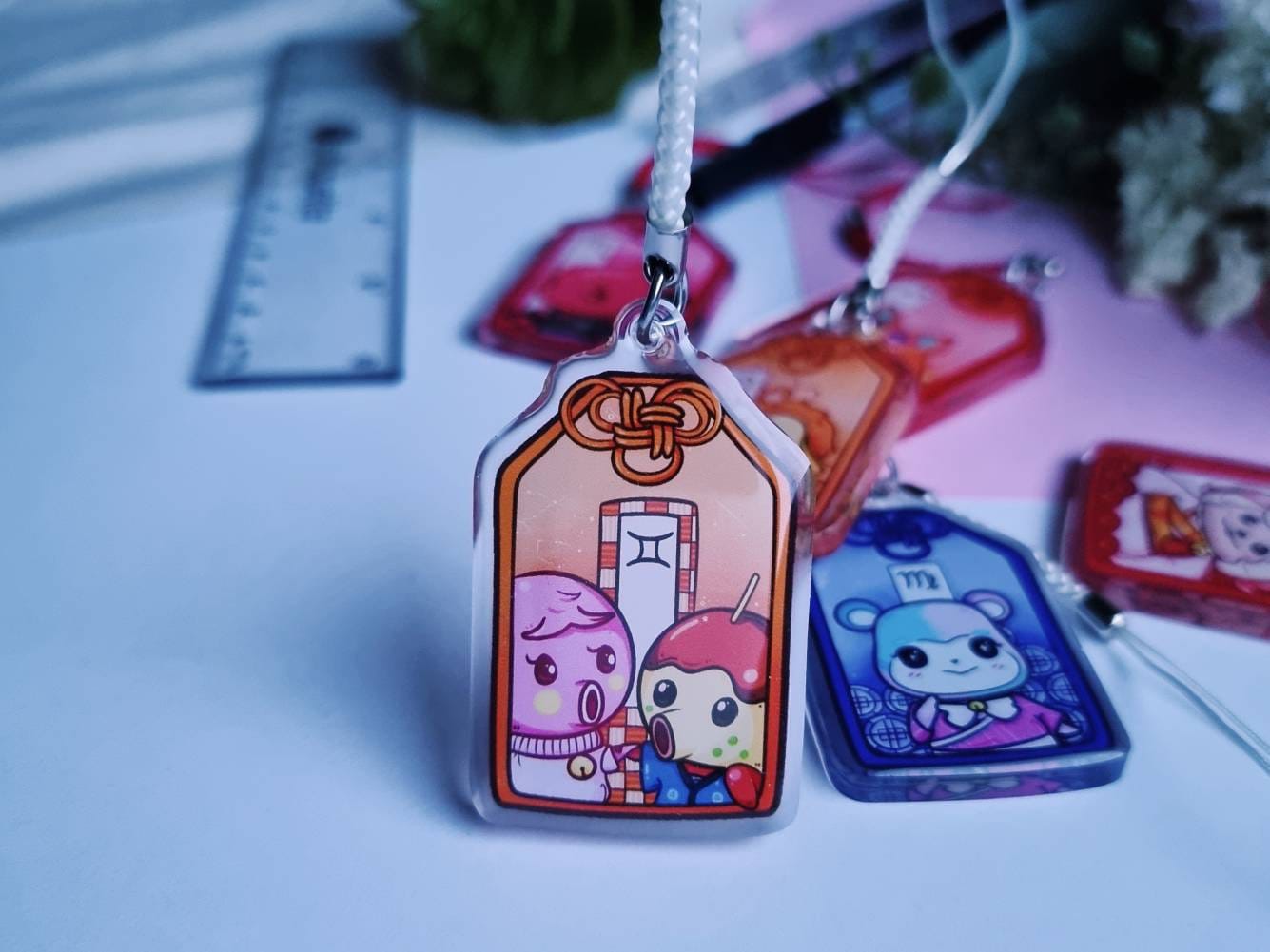 AC Gemini Acrylic Charm