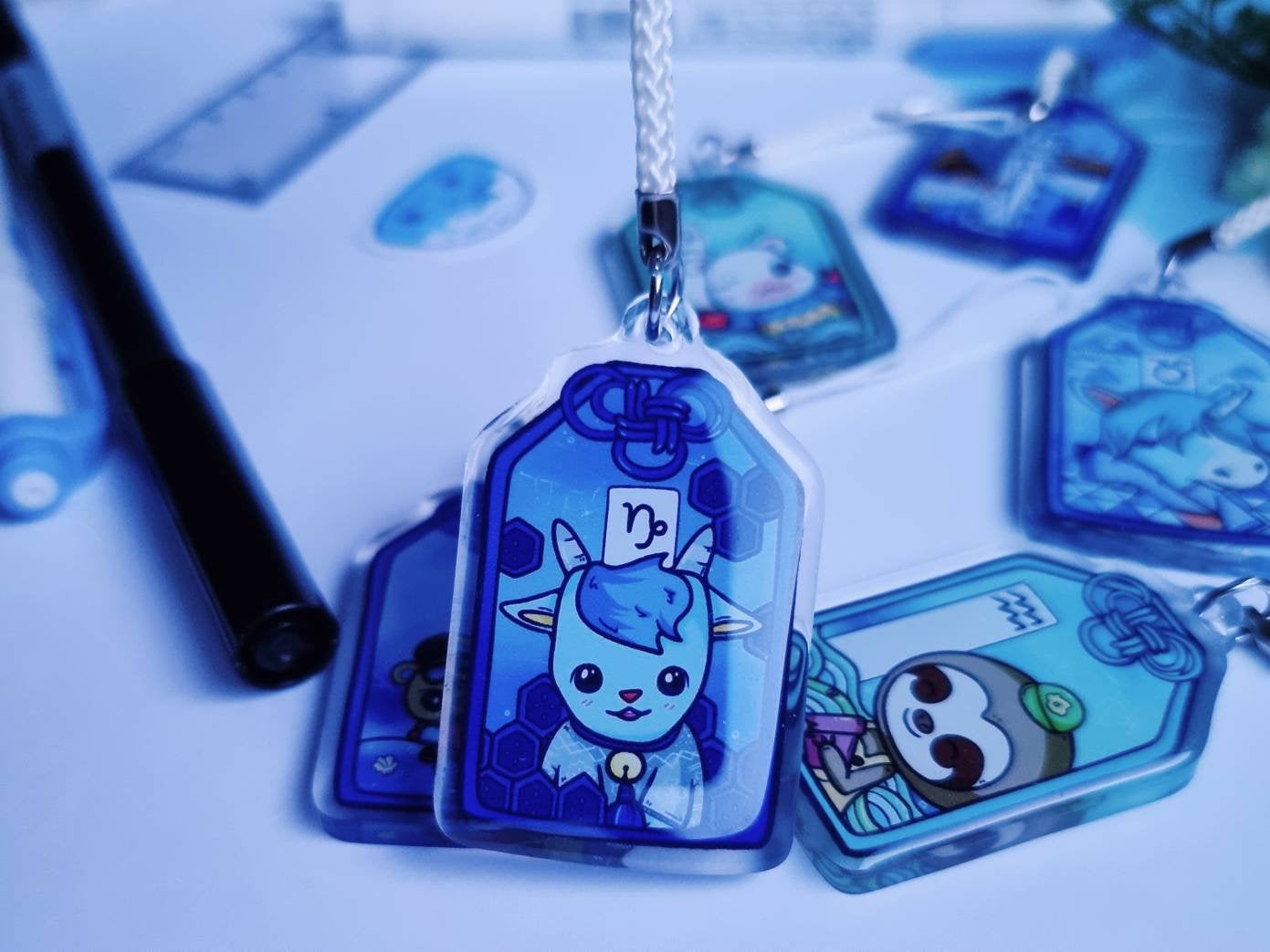 AC Capricorn Acrylic Charm